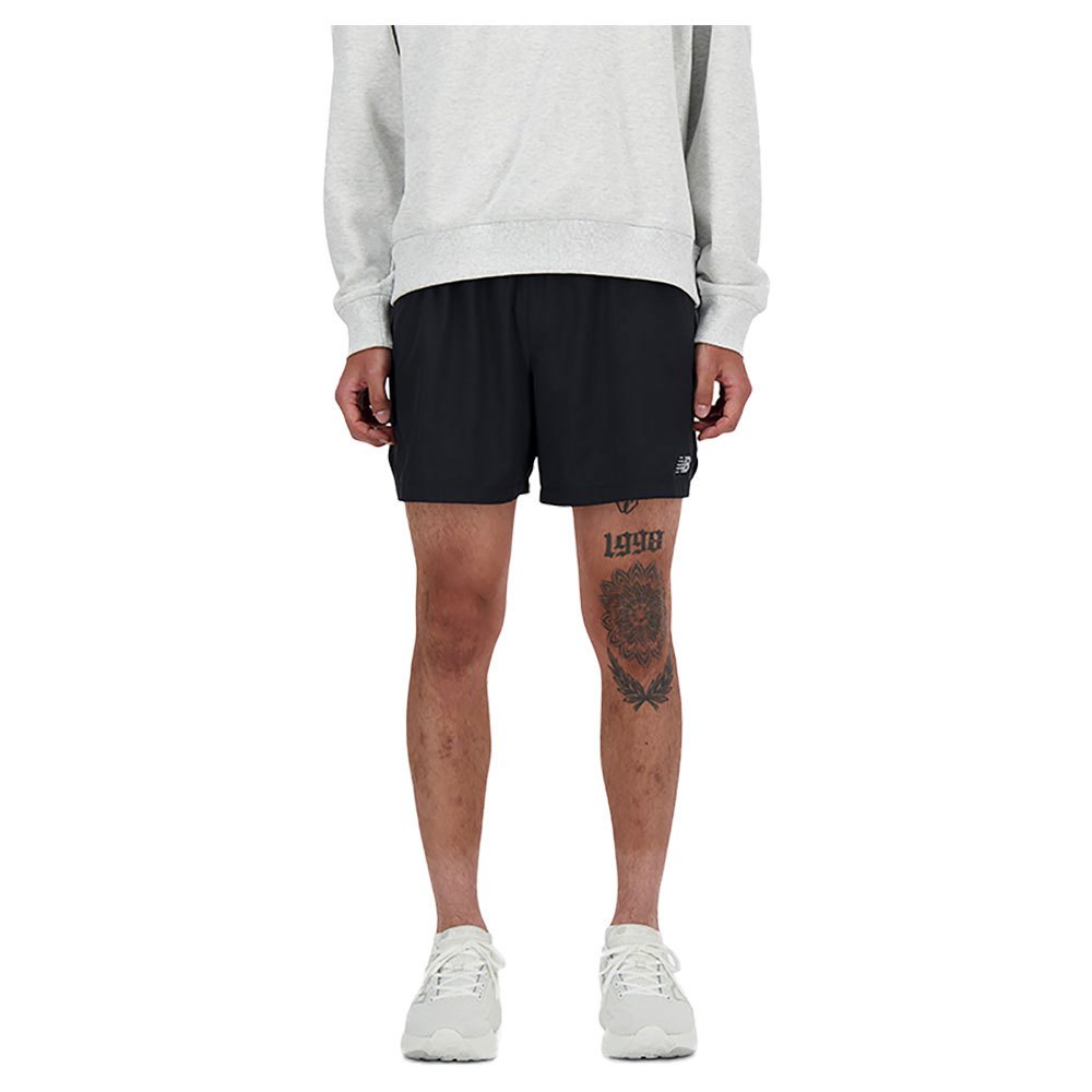 new balance rc 5´´ shorts noir s homme