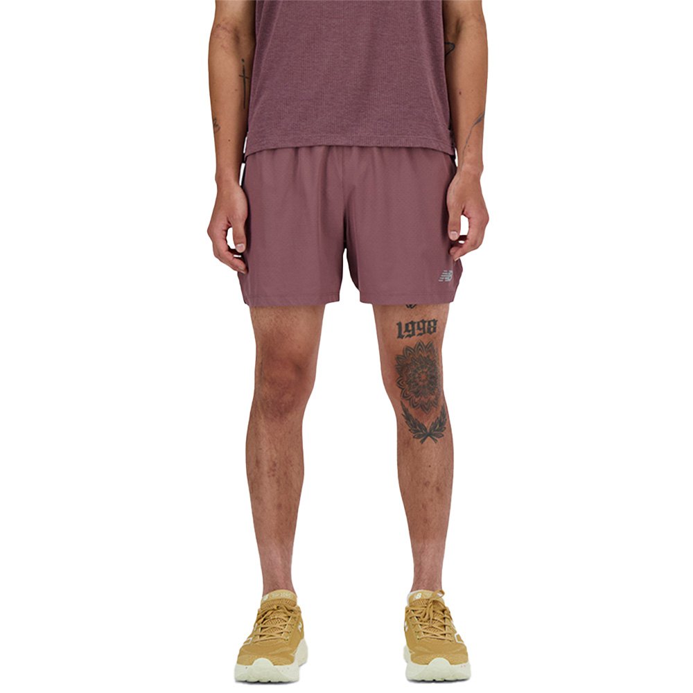 new balance rc 5´´ shorts violet l homme