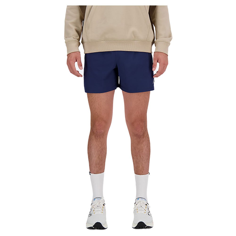 new balance rc 5´´ shorts bleu m homme