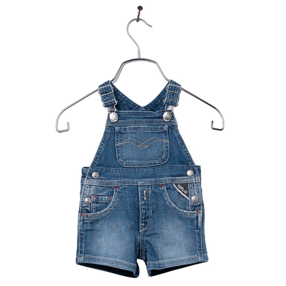replay pg9711.050.115953 baby romper bleu 24 months fille