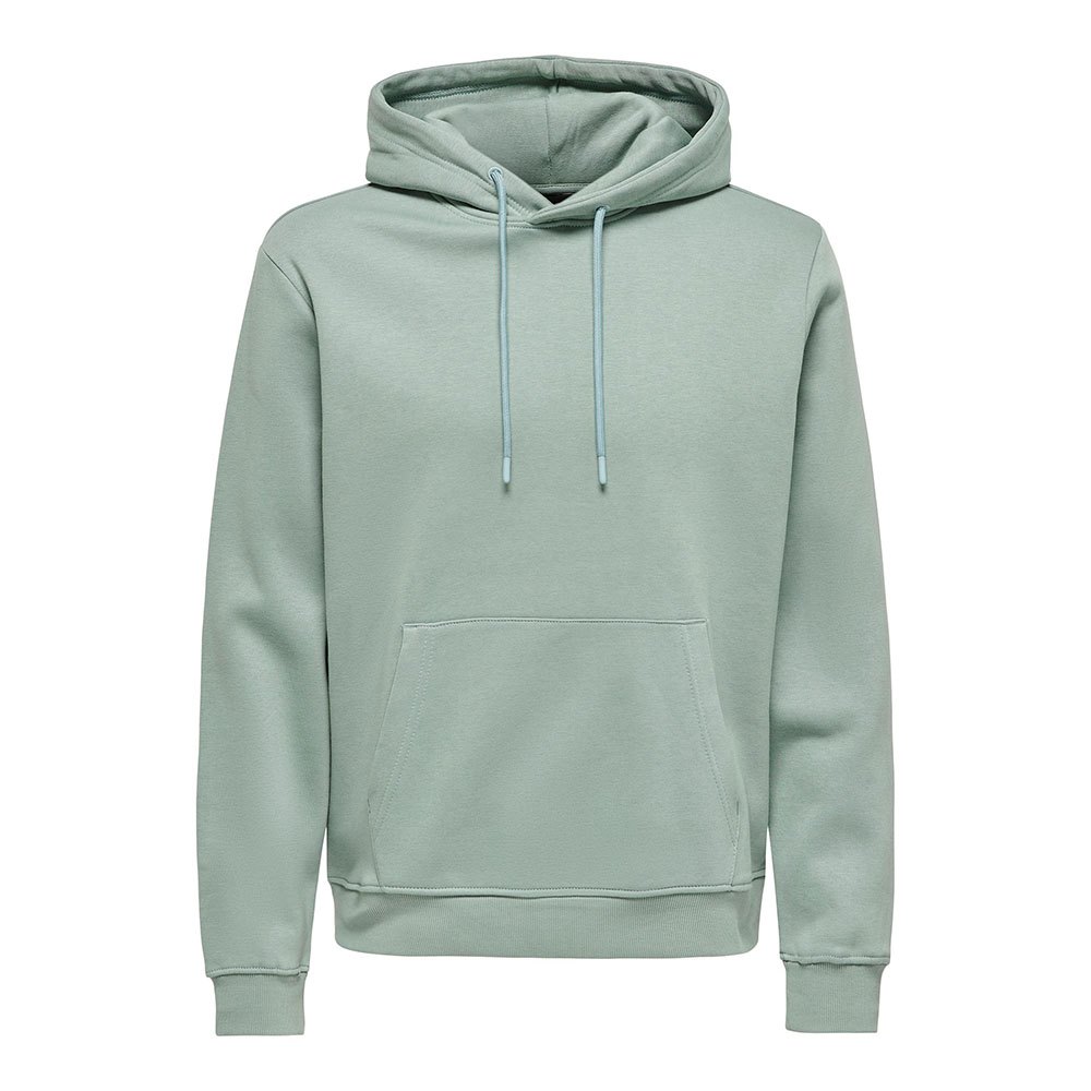 only & sons connor reg hoodie vert xl homme