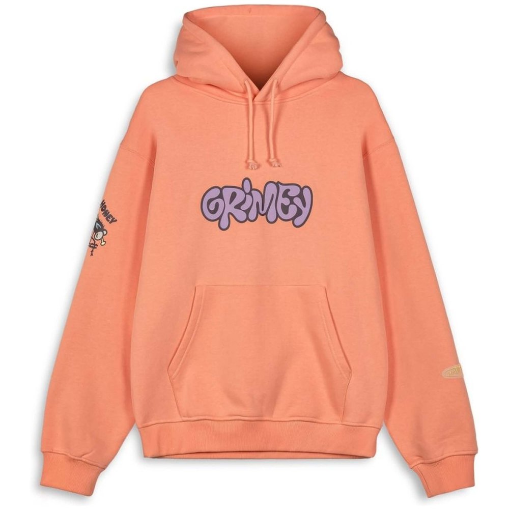 grimey bloodsucker vintage hoodie orange xs homme