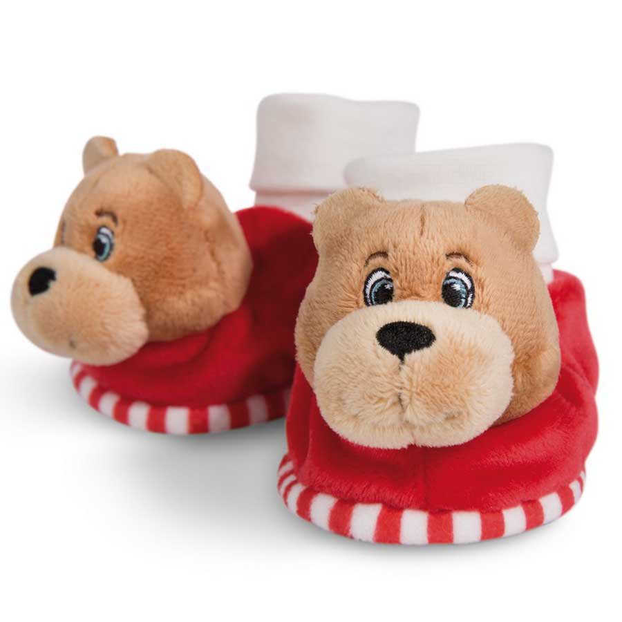 nici baby booties with rattle fc bayern münchen bear rouge eu 14-15 fille