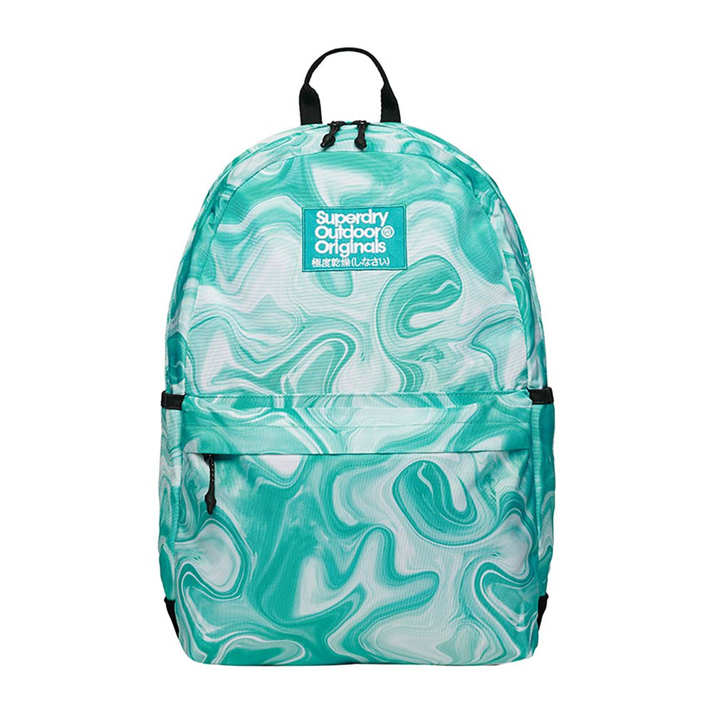 superdry printed montana backpack bleu
