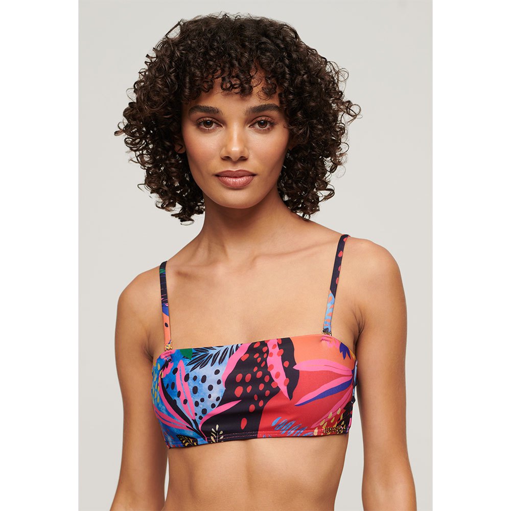 superdry tropical bandeau bikini top multicolore 2xs femme