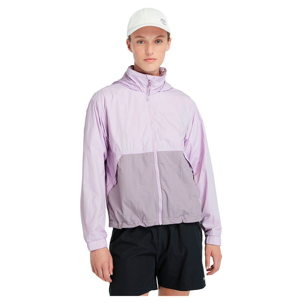 timberland jenness anti-uv windbreaker jacket violet xs femme