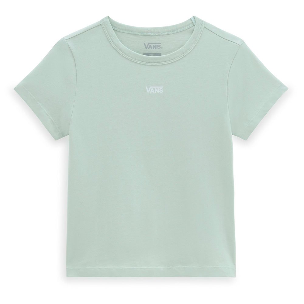 vans basic mini short sleeve t-shirt vert l femme