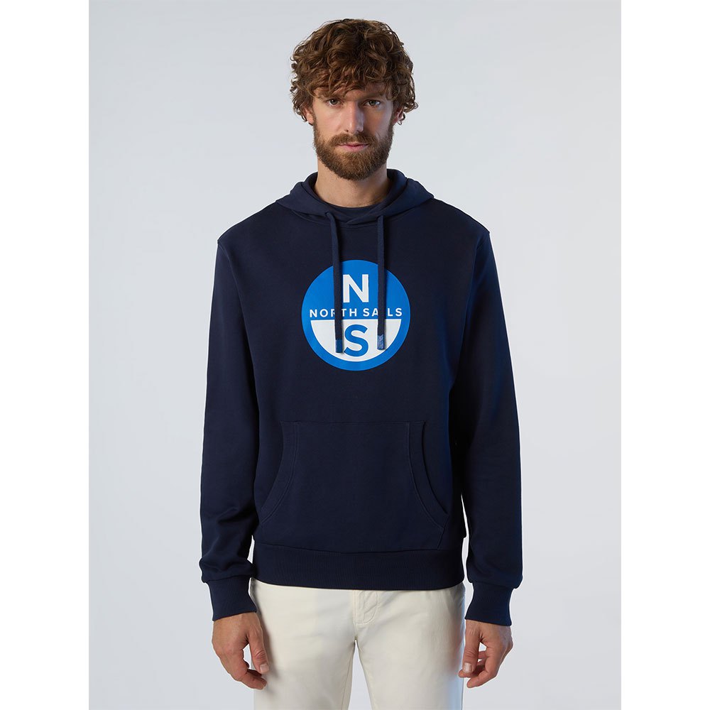 north sails basic logo hoodie bleu xs homme