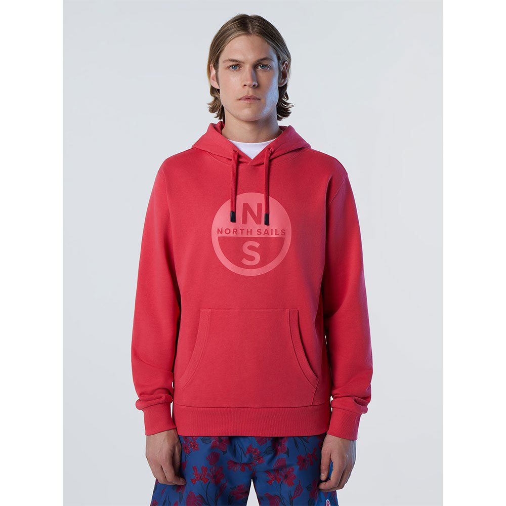 north sails basic logo hoodie rouge xl homme