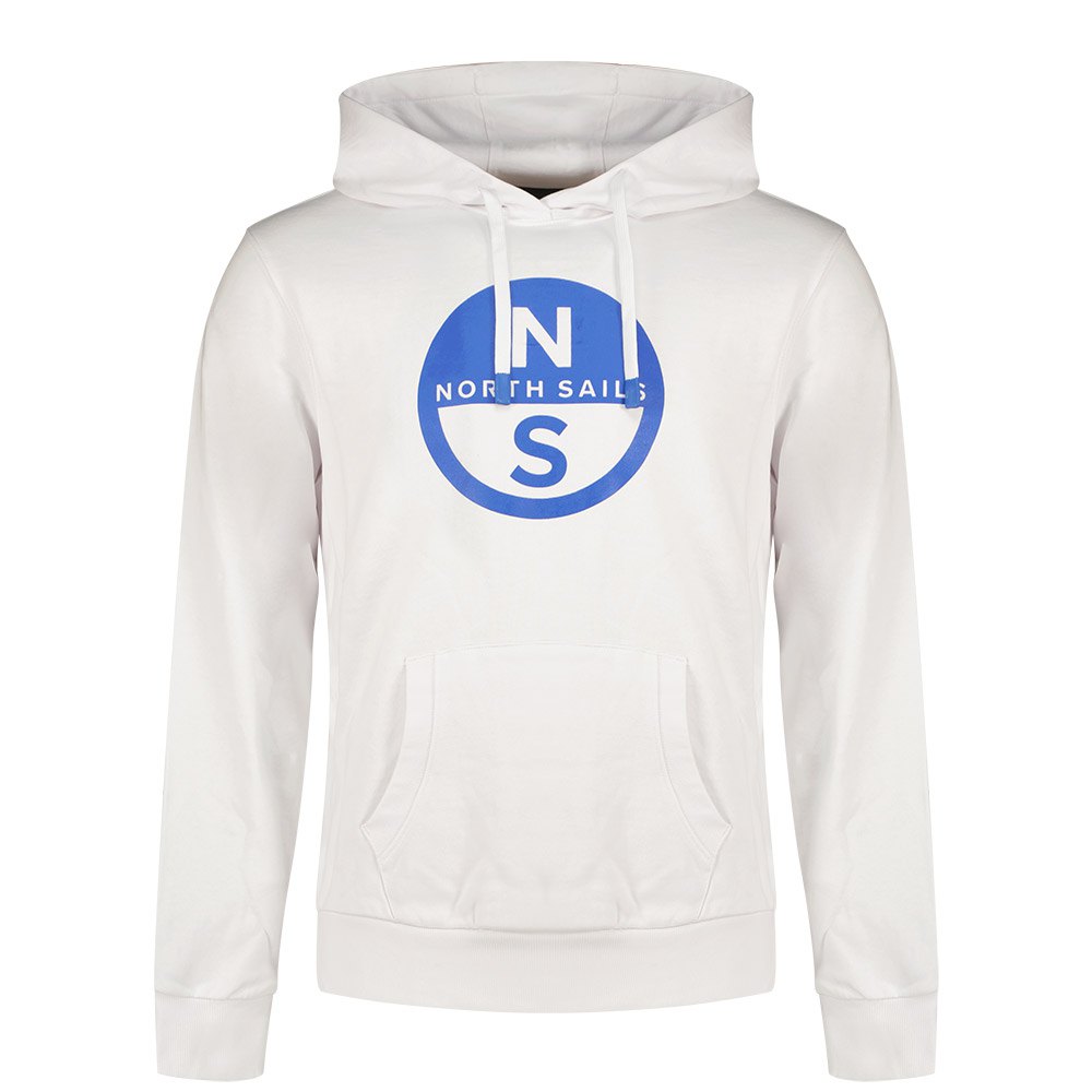 north sails basic logo hoodie blanc m homme