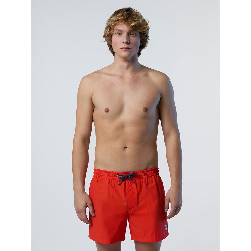 north sails basic volley 36 cm swimming shorts orange 2xl homme