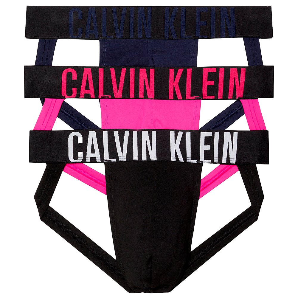 calvin klein underwear 000nb3613a jockstrap 3 units rose m homme