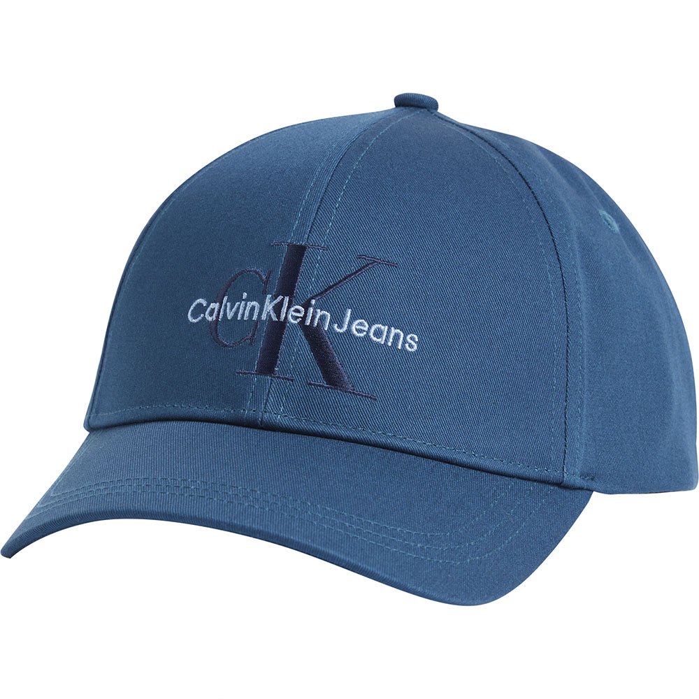 calvin klein jeans monogram cap bleu  homme