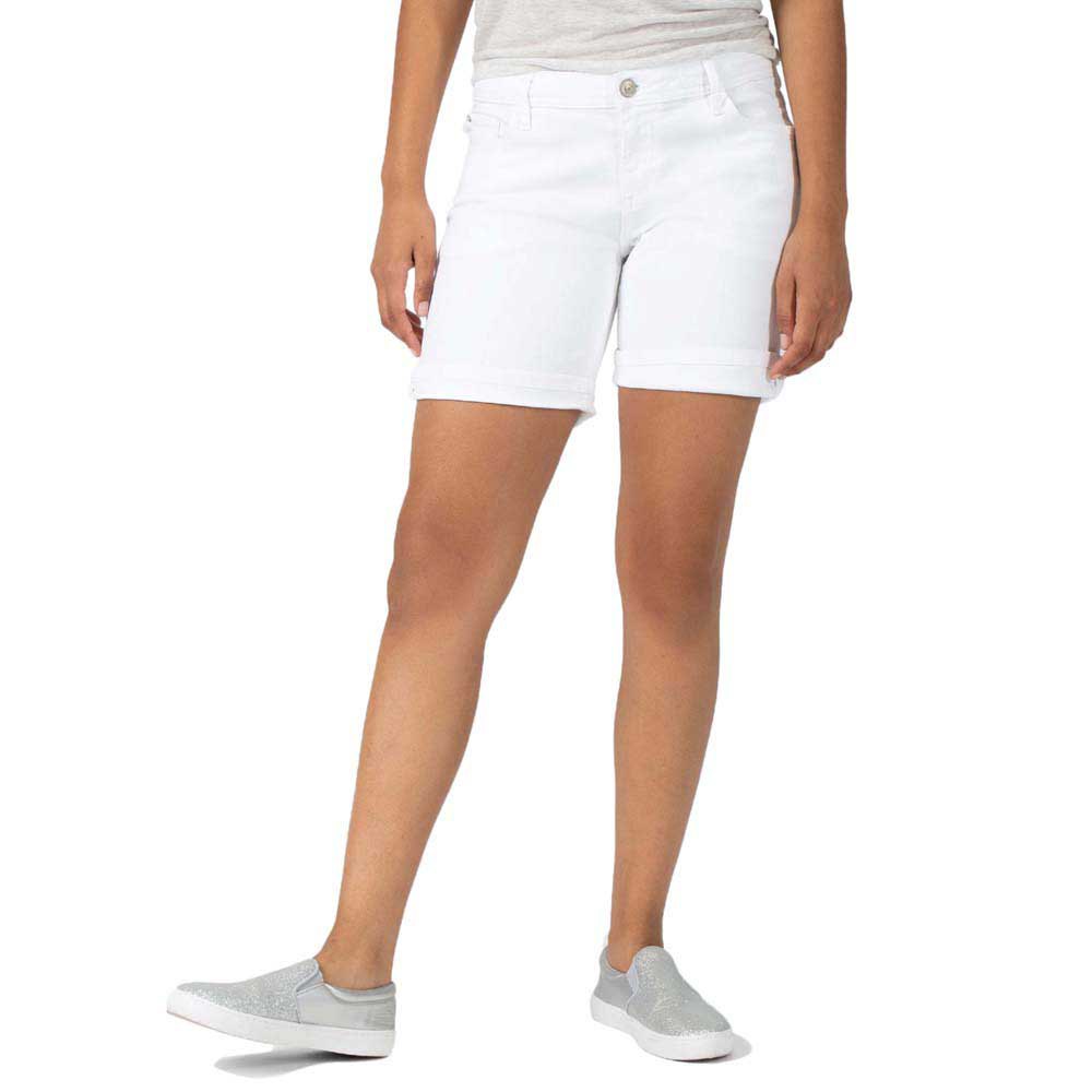 timezone regular alexatz denim shorts blanc 31 femme