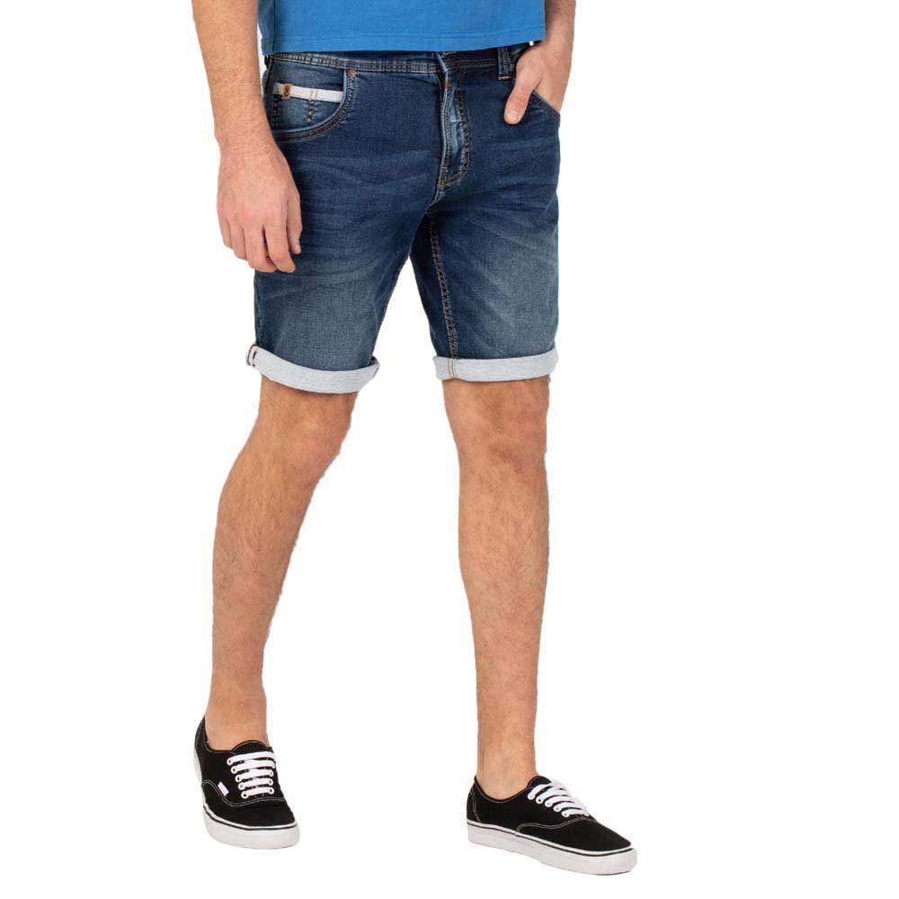 timezone slim scottytz shorts bleu 38 homme