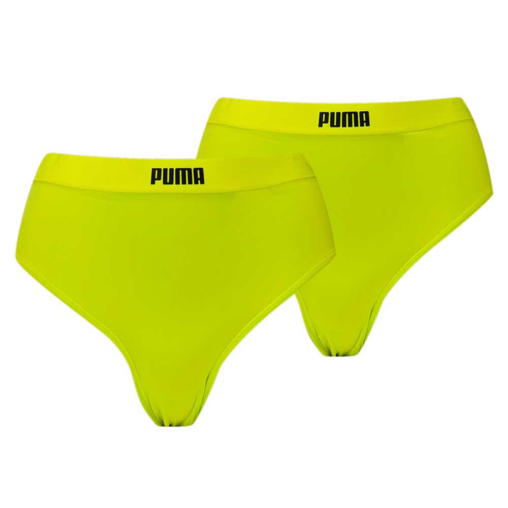 puma high waist hang panties 2 units jaune s femme