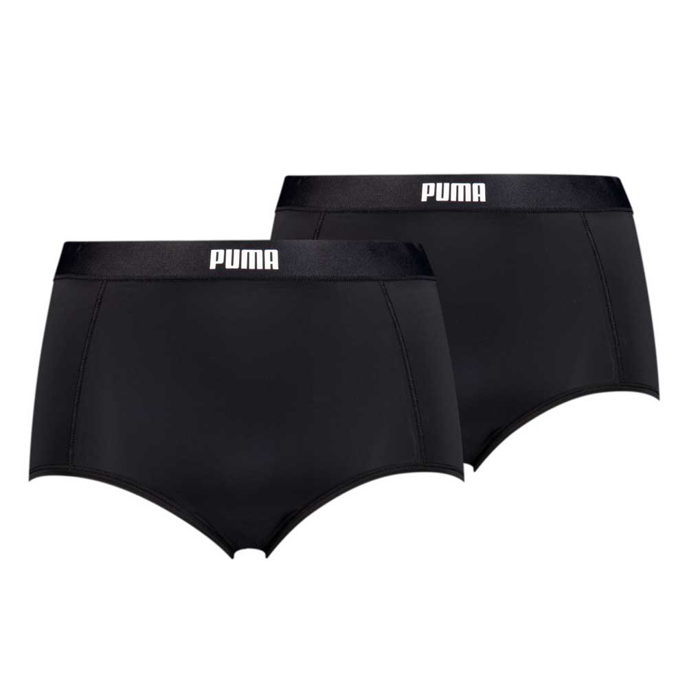 puma high waist hipster packed panties 2 units noir xl femme