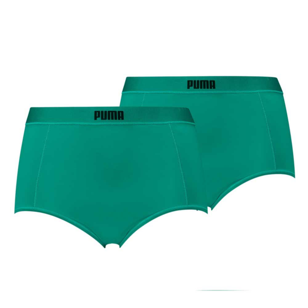 puma high waist hipster packed panties 2 units vert xs femme