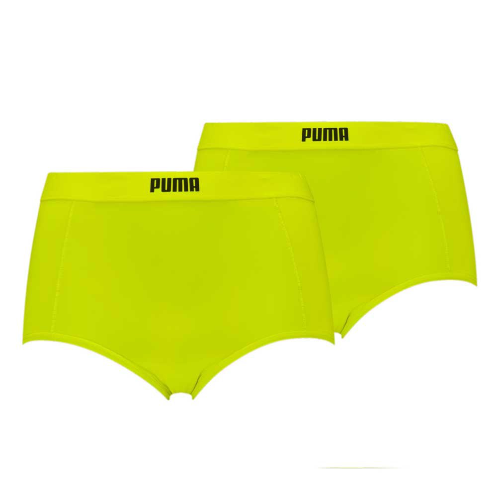 puma high waist hipster packed panties 2 units vert l femme