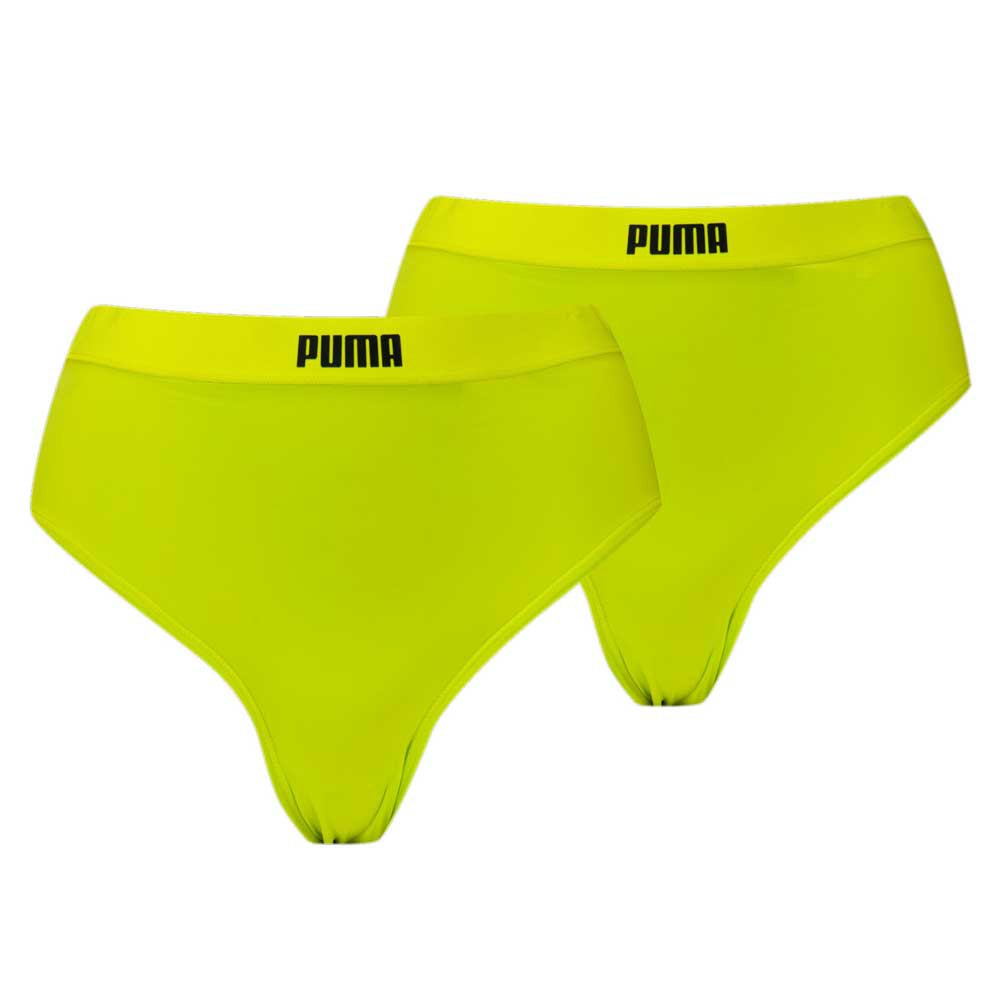 puma high waist packed panties 2 units jaune xs femme
