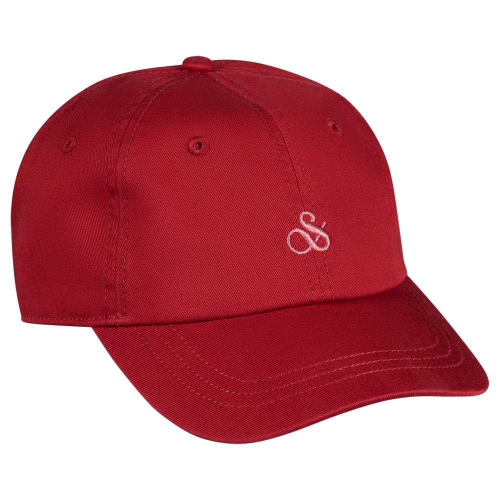 scotch & soda twill logo embroidery cap rouge  homme