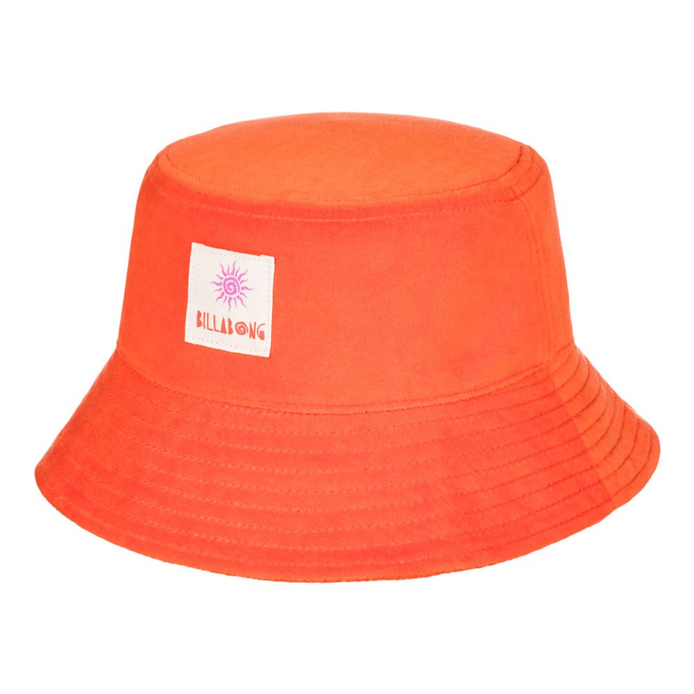 billabong essential bucket hat orange  homme