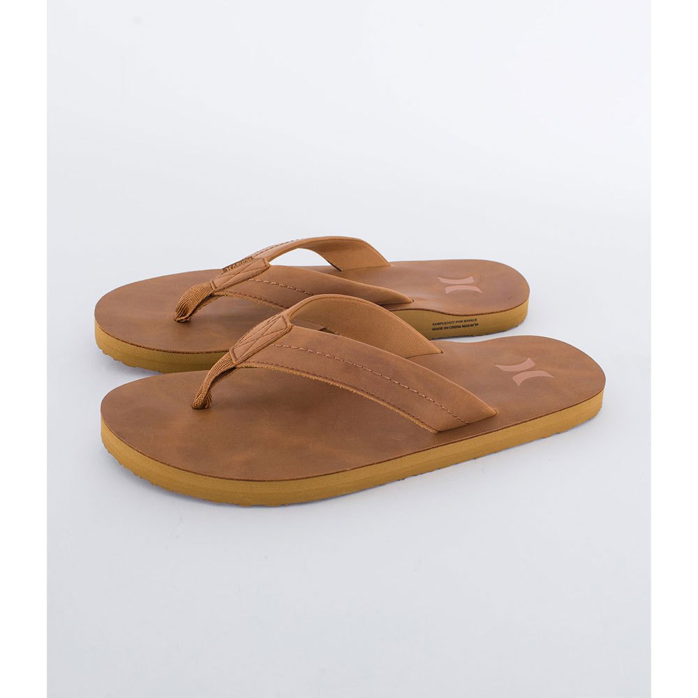 hurley one and only sandal leather sandals marron eu 41 homme