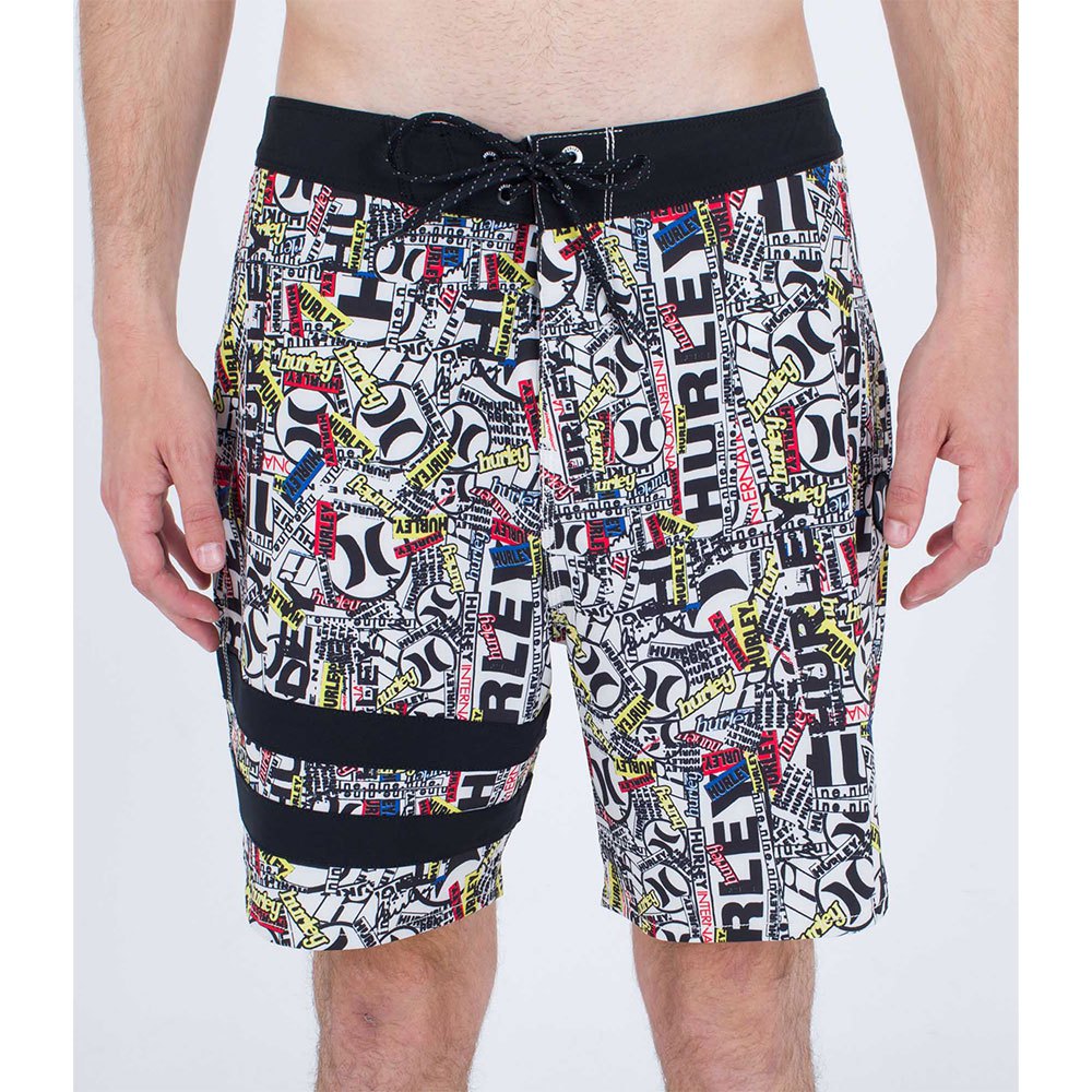 hurley phantom eco 25th s1 block party 18´´ swimming shorts multicolore 32 homme