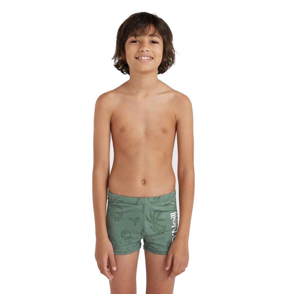 o´neill mix&match cali first 13´´ crazy 8´´ swim boxer vert 9-10 years garçon