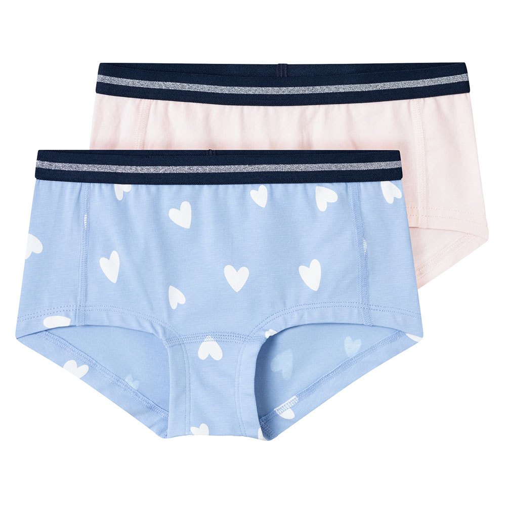 name it hipster serenity heart panties 2 units multicolore 11-12 years fille