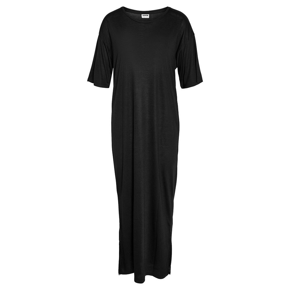 noisy may mayden short sleeve long dress noir s femme