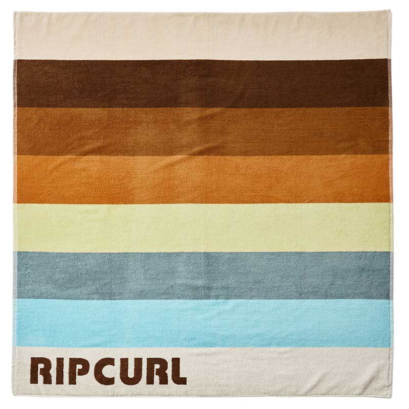 rip curl surf revival double ii towel marron  homme