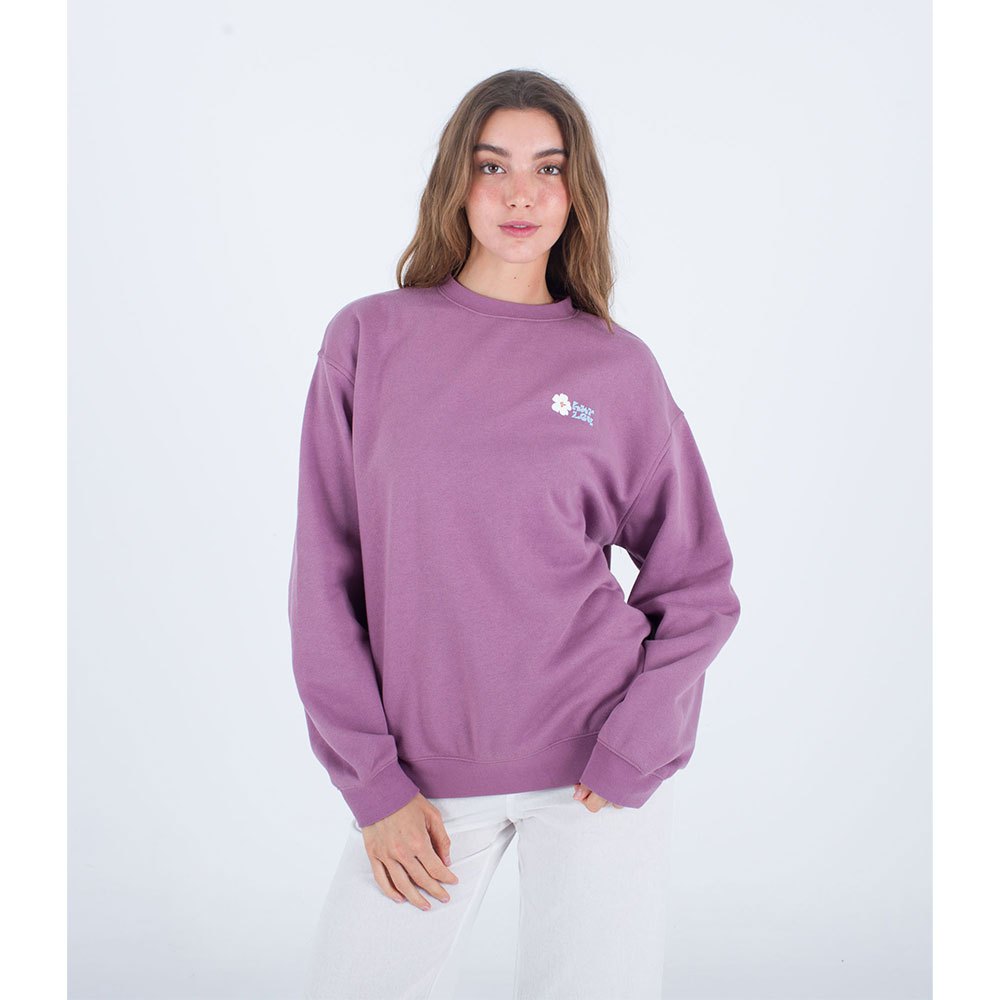 hurley happy transeasonal sweatshirt violet s femme