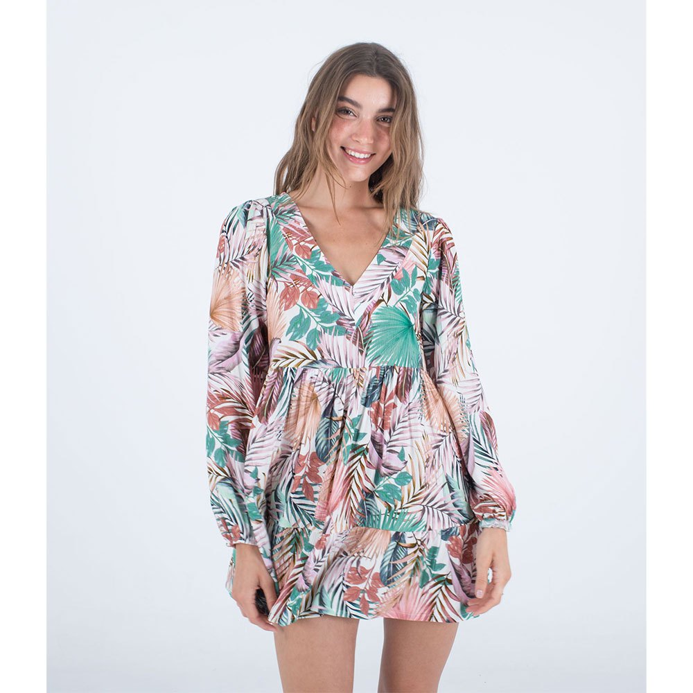 hurley palmetto sunset sleeveless short dress multicolore xs femme