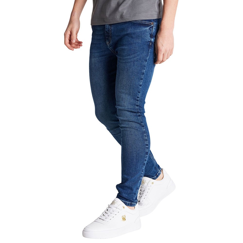 siksilk essential midstone skinny jeans bleu 11-12 years garçon