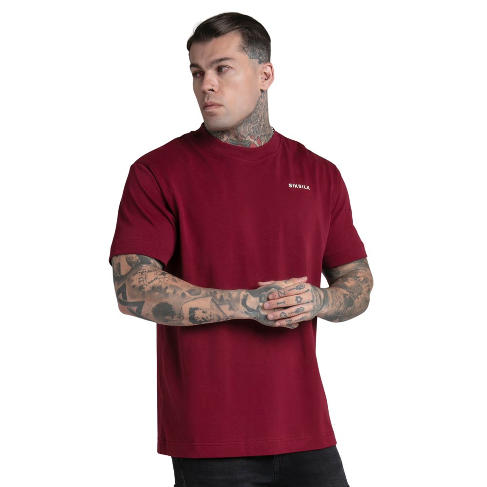 siksilk limited edition short sleeve t-shirt rouge s homme