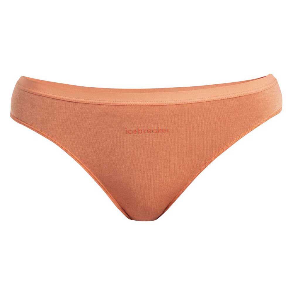 icebreaker merino core panties orange xs femme
