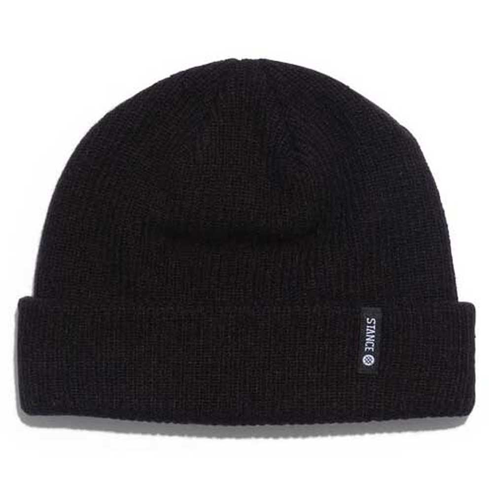 stance icon 2 shallow beanie noir  homme