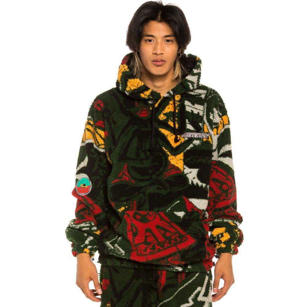 grimey space lady all over jacquard hoodie multicolore xl homme