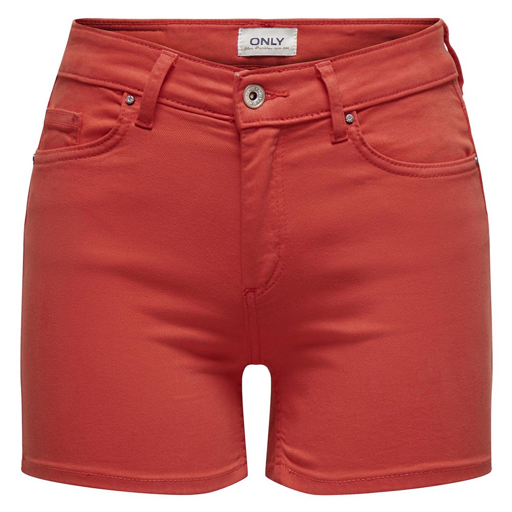 only blush denim shorts rouge xs femme