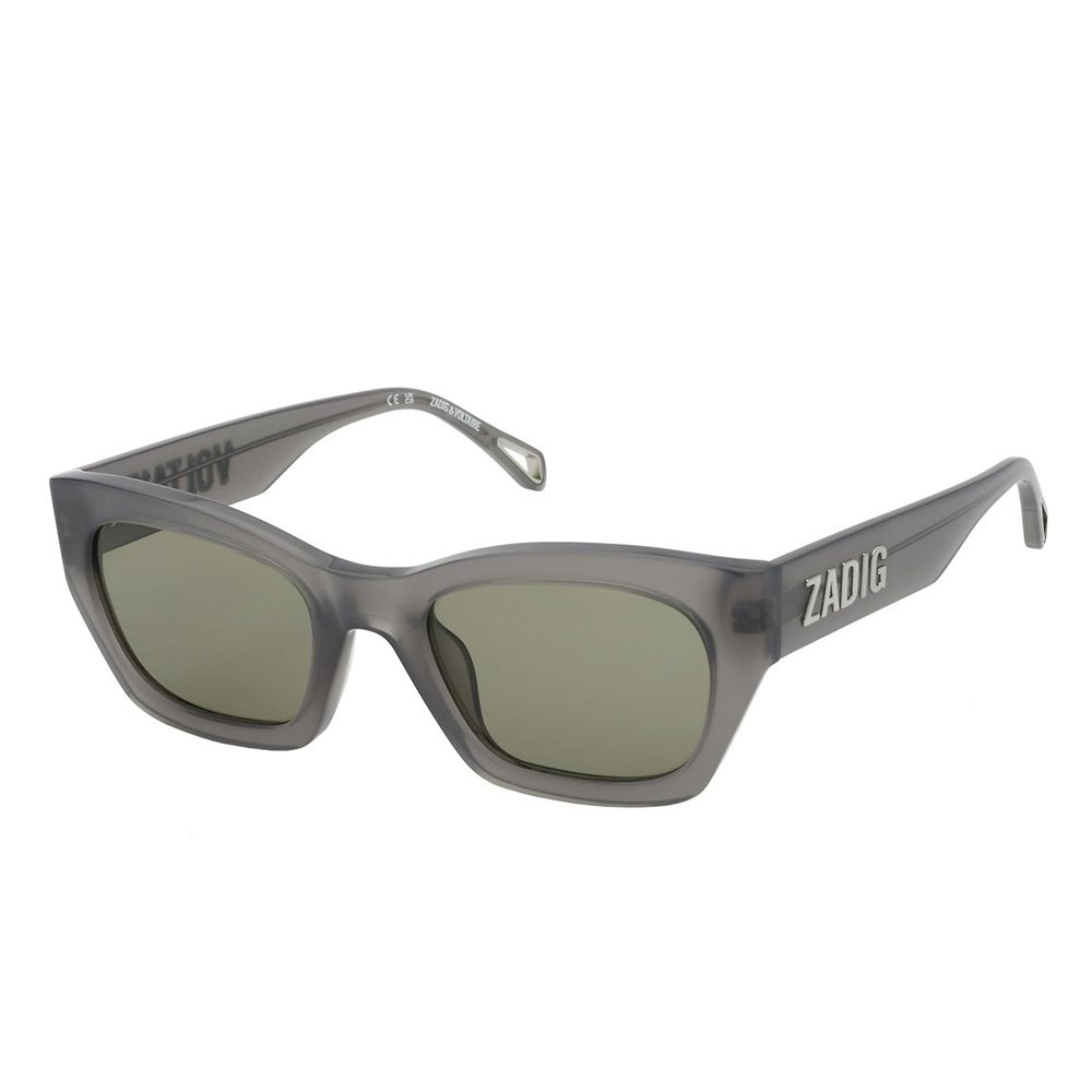 zadig&voltaire szv371 sunglasses gris green / cat2 homme