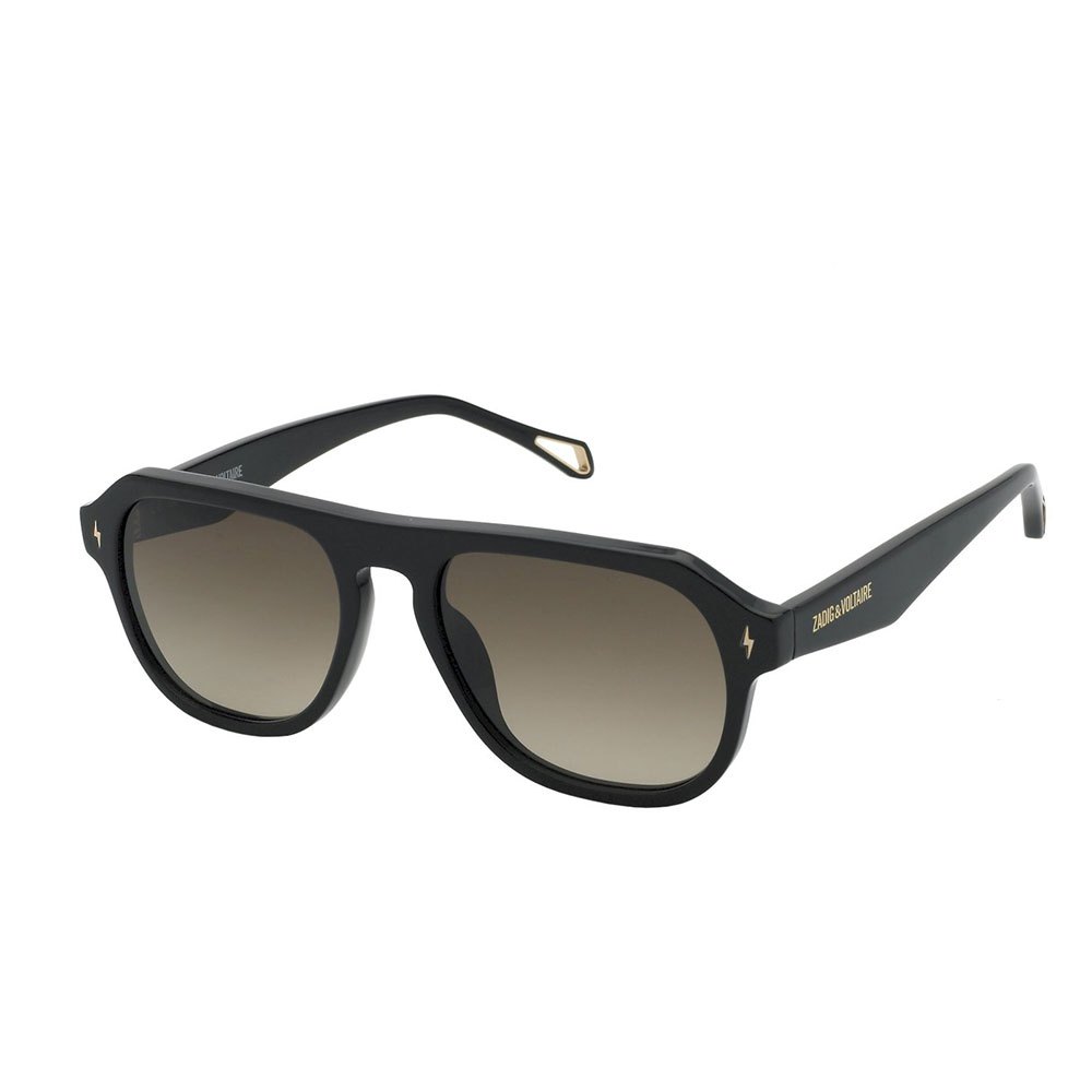 zadig&voltaire szv374 sunglasses noir green gradient brown / cat2 homme