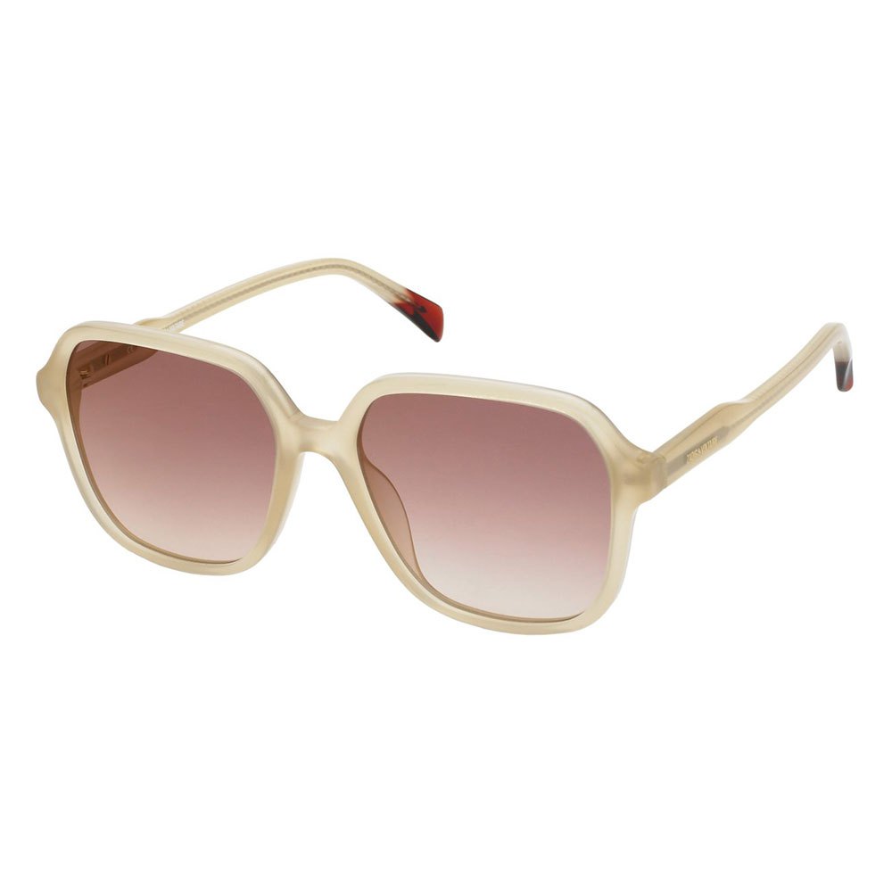 zadig&voltaire szv375 sunglasses beige pink gradient/mirror pink / cat2 homme