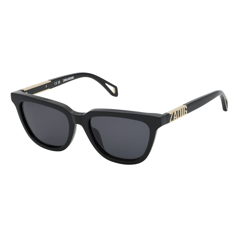 zadig&voltaire szv403 sunglasses noir smoke / cat3 homme