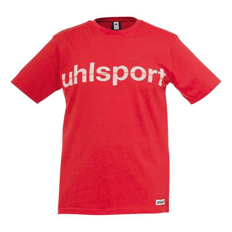 uhlsport essential promo short sleeve t-shirt rouge 3xs homme