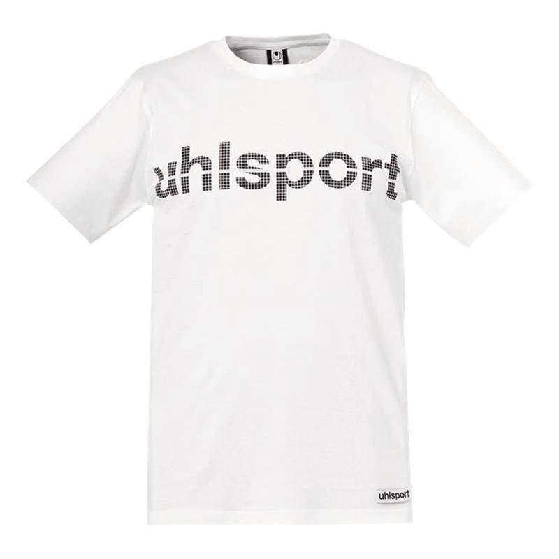 uhlsport essential promo short sleeve t-shirt blanc s homme