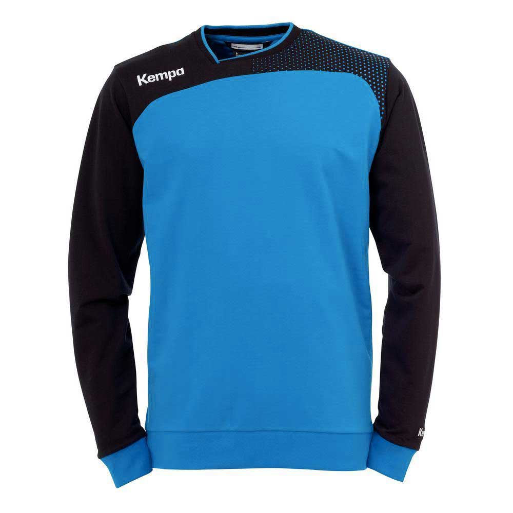 kempa emotion training top long sleeve t-shirt bleu,noir 2xs homme