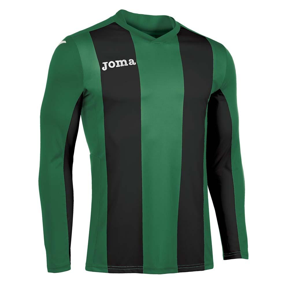 joma pisa v long sleeve t-shirt vert,noir 12-14 years garçon