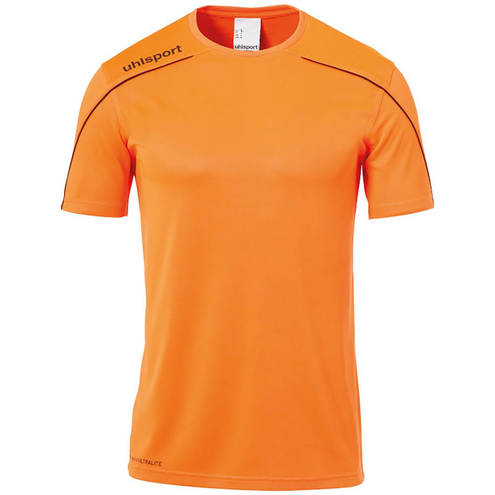 uhlsport stream 22 short sleeve t-shirt orange 116 cm garçon