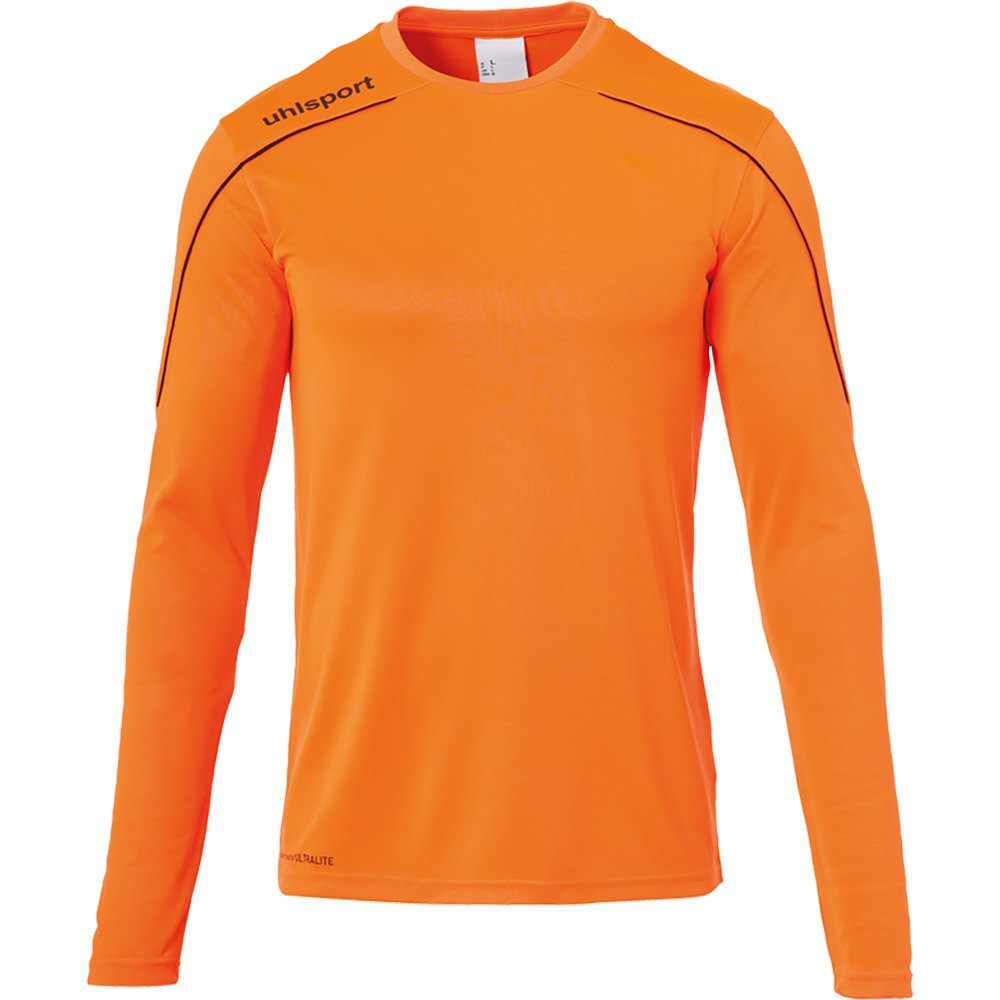 uhlsport stream 22 long sleeve t-shirt orange 164 cm garçon